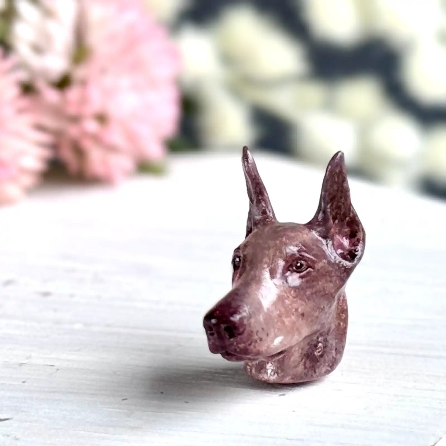 Doberman Pendant necklace | Fawn