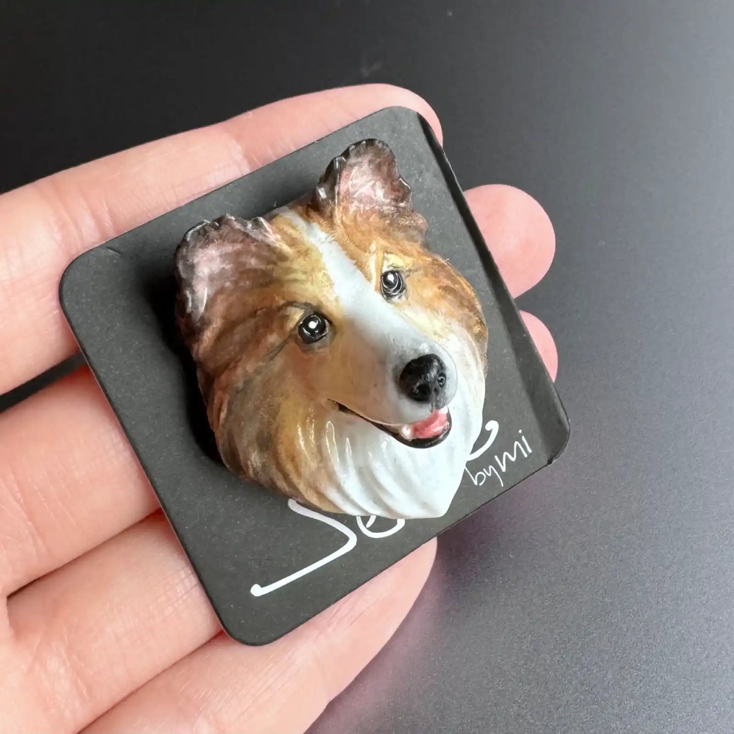 Shetland Sheepdog Large magnet | Sable