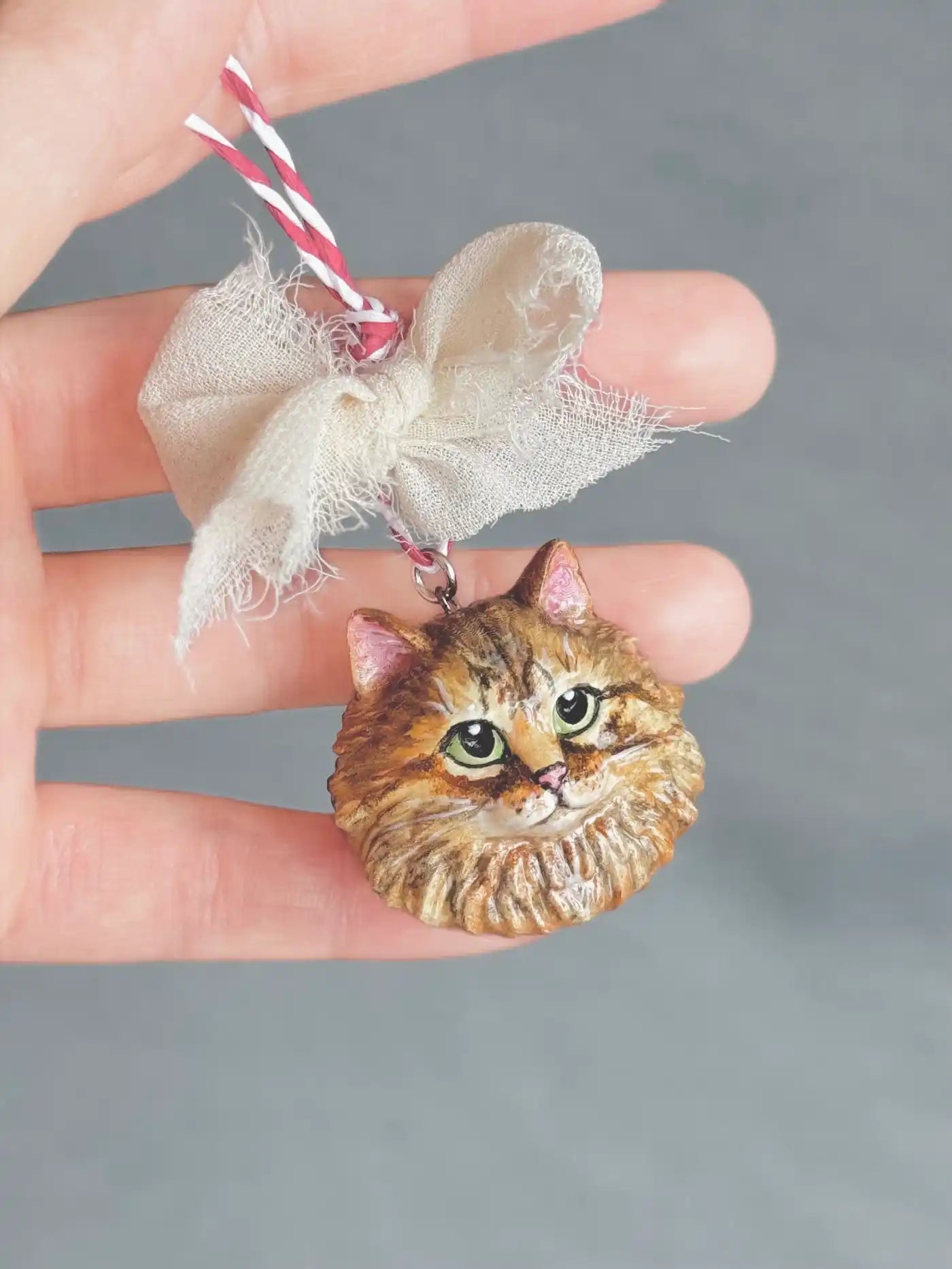 Siberian Tree Ornament | Brown Tabby