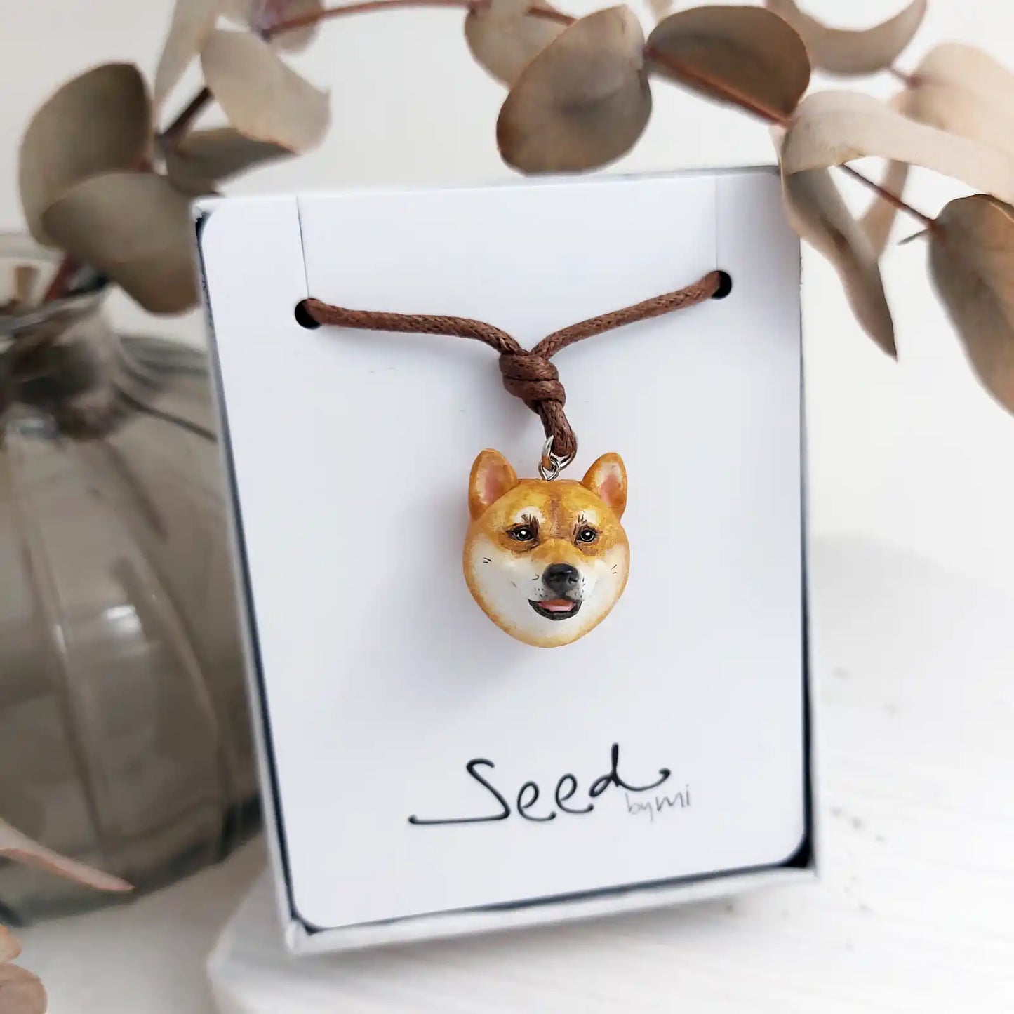 Shiba Inu Pendant necklace | Fawn